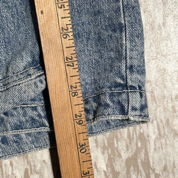 Vintage Get Used Denim Chore Jacket 90s Workwear Utility Jean Coat XXL - Picture 8 of 9